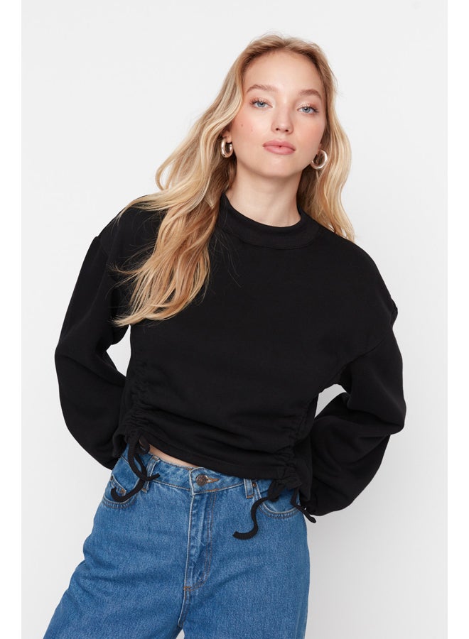 trendyol Sweatshirt - Black - Regular fit - Image 2