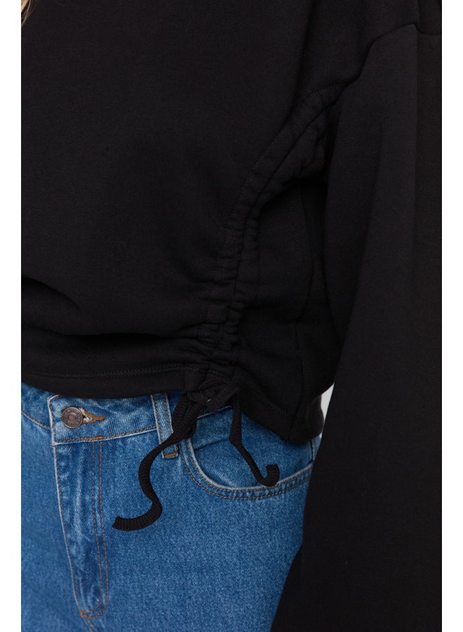 trendyol Sweatshirt - Black - Regular fit - Image 4