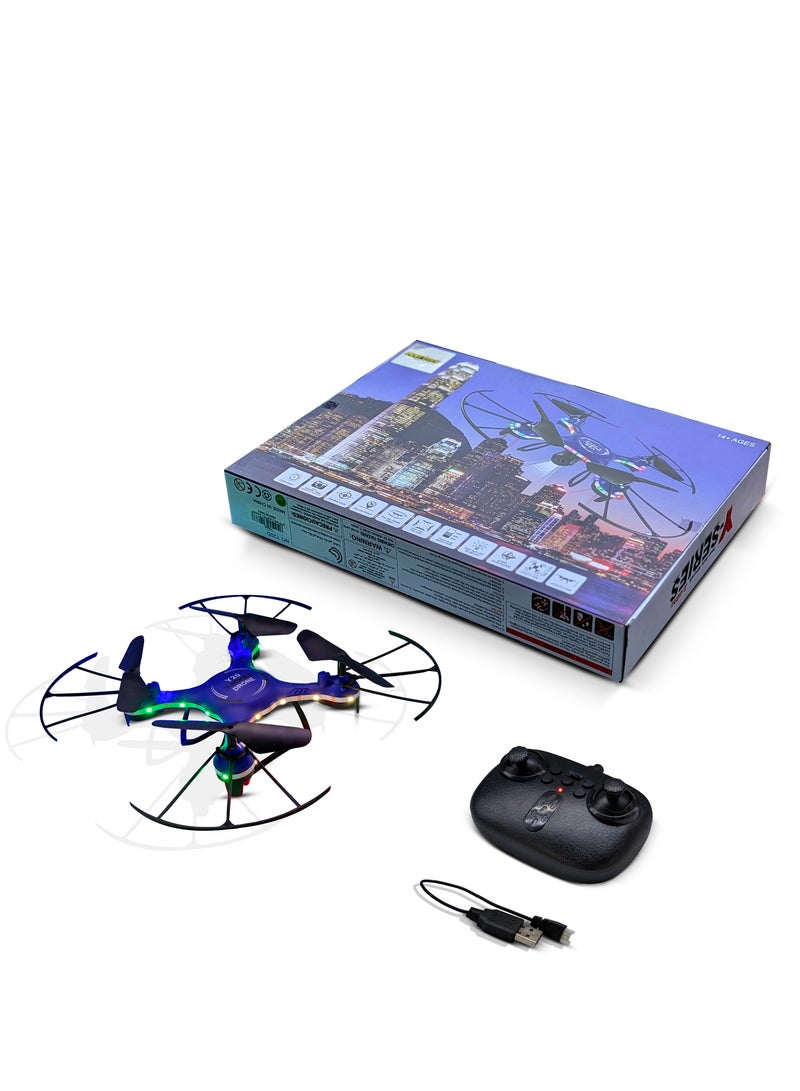 MYTOYS RC Drone With One Key Return, 3D Flips, LED Lights, Three Speed Modes, 6 Axis Gyro, Beginner Drone for Kids and Adults - Image 1