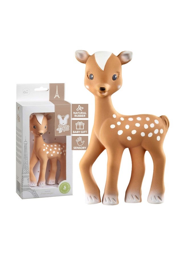 صوفي لا جيراف صوفي الزرافة فانفان ذا فاون | عضاضة صديقة صوفي الزرافة | مطاط طبيعي | مصممة للأطفال في مرحلة التسنين | تُنبه الحواس الخمس | سهلة التنظيف - Image 1