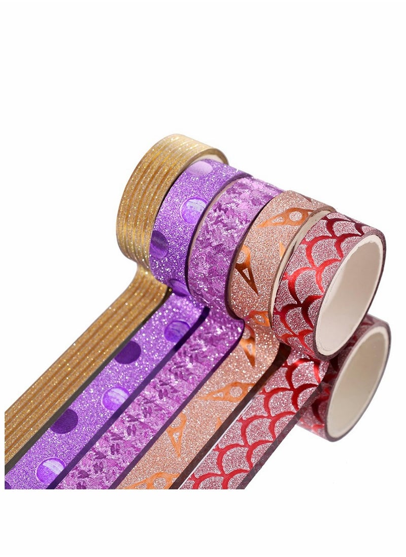 SYOSI - 30 Rolls Masking Tape Set Decorative Craft Tape Collection For DIY And Gift Wrapping With Colorful Designs And Patterns Random Color - Image 1