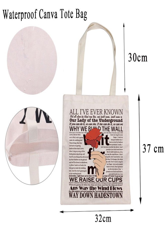 MBMSO Hadestown Musical Tote bag Hadestown Theater Gifts for Musical Fans Wait for Me Hadestown Inspired Shoulder Bag (Canvas, Wait for Me TB) (Canvas, Wait for Me TB) - Image 4