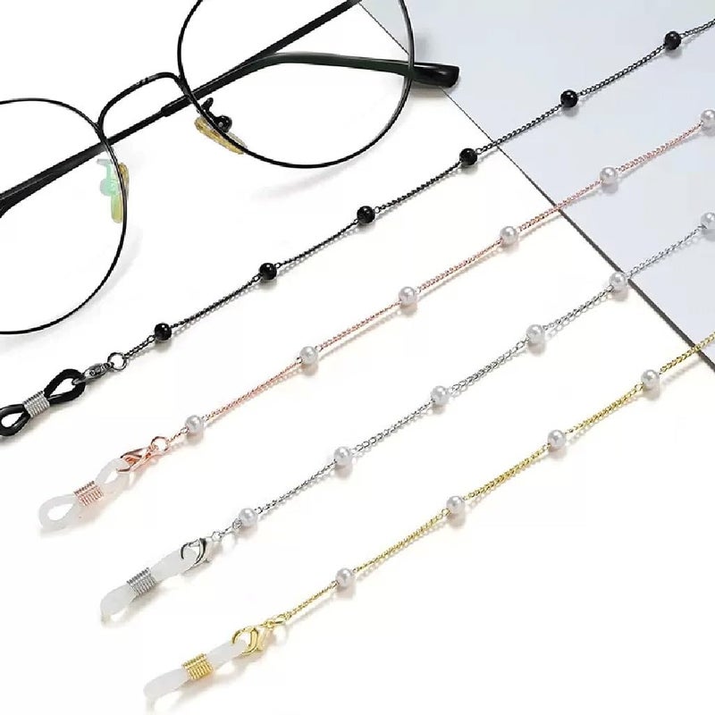 Grey Glasses Chain 75cm Anti Drop Neck Strap For Eyewear Earphones - Image 2