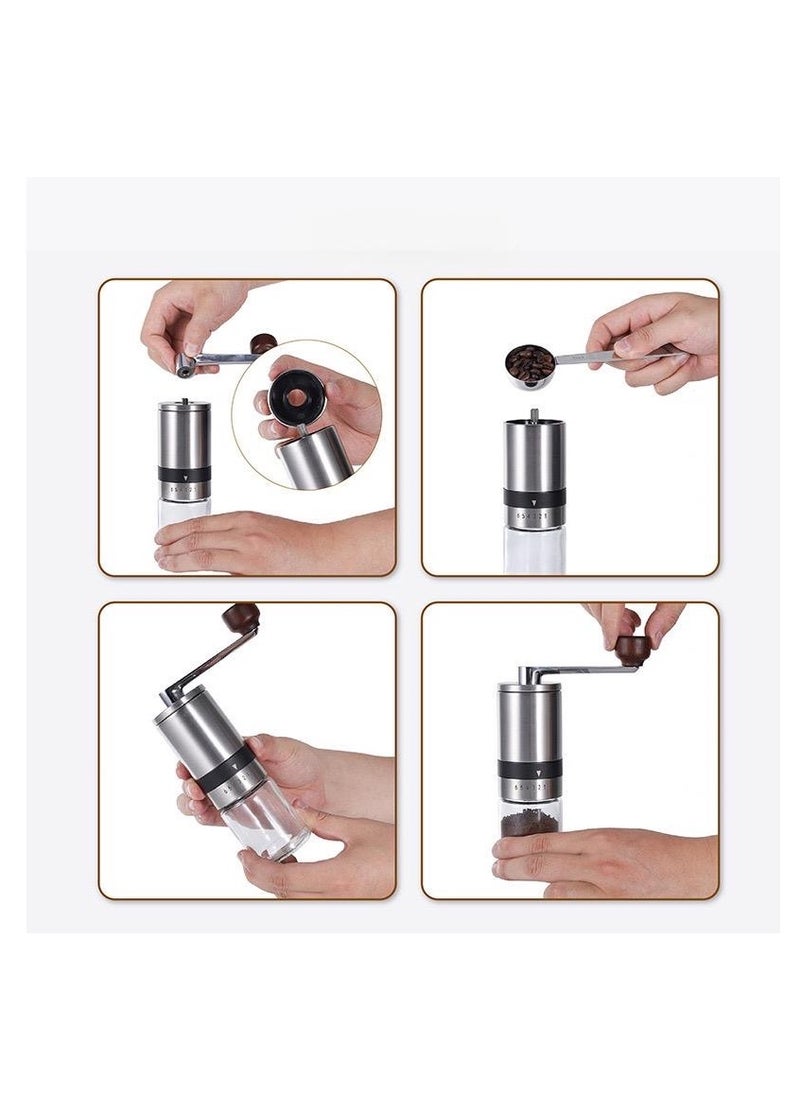Generic 4 in 1 coffee maker accessories tools server of coffee set travel bag manual grinder drip filter kettle pour over coffee maker set for festival gift supplies  - Image 4