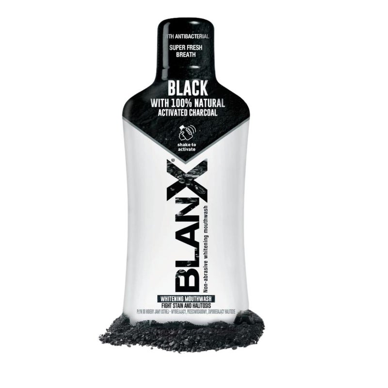 BLANX MW BLACK WITH 100% CHARCOAL 500ML