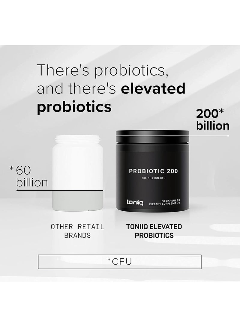 تونيق 200 مليار وحدة تشكيل مستعمرة مكمل بروبيوتيك 30 سلالة تم اختبارها من قبل طرف ثالث - تركيبة بروبيوتيك مستقرة تمامًا على الرفوف مع مزيج البريبايوتك - كبسولات ممتدة الإصدار - Image 3