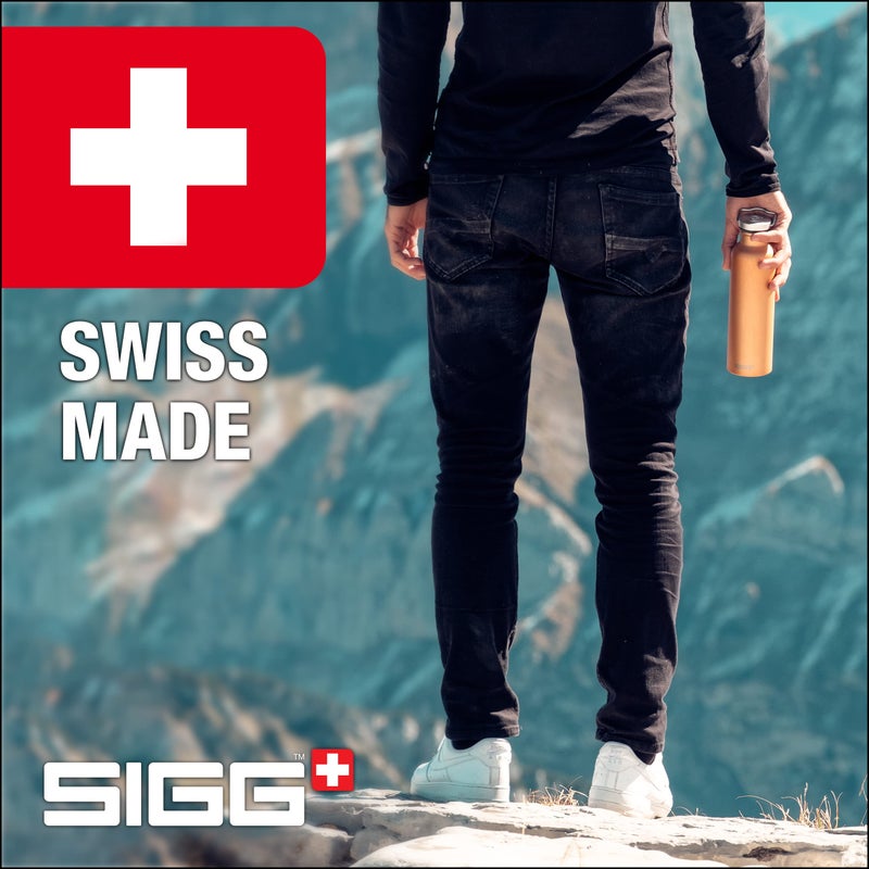 Sigg - Cooper Aluminum Water Bottle - Original Gold - With Screw Cap - Leakproof - Lightweight - BPA Free - 17 Oz - Image 5