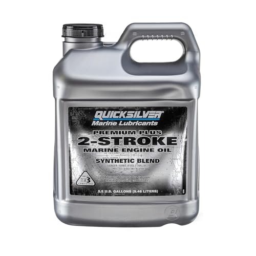 Quicksilver Premium Plus 2-Stroke Marine Engine Oil - Outboards, PWC - 2.5 Gallon - Image 1
