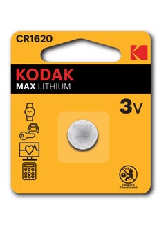 Kodak 2-Pieces KODAK MAX CR1620 Lithium 3V Batteries  - Image 1