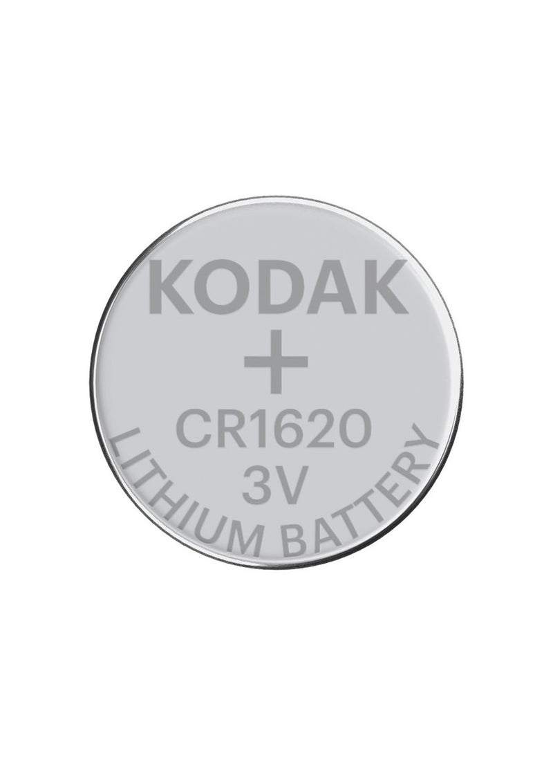 Kodak - 2-Pieces KODAK MAX CR1620 Lithium 3V Batteries - Image 1