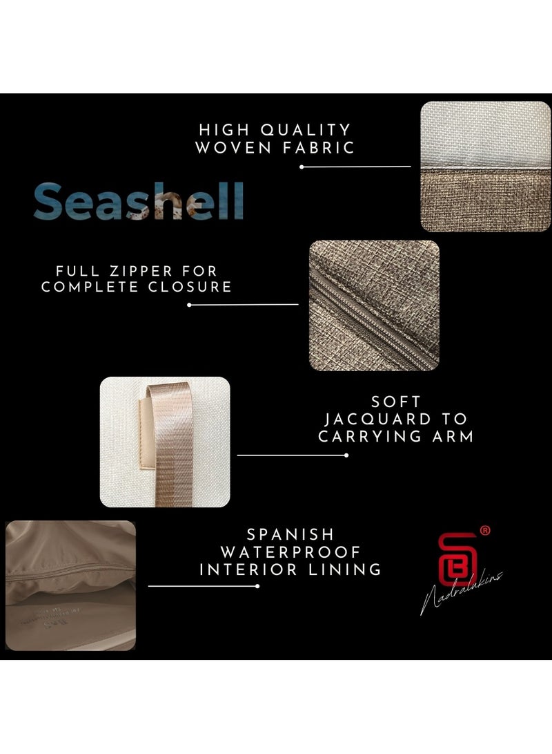 B.S COLLECTION B.S COLLECTION Women's Fashion Multipurpose Business Sea Summer Bag - High Quality Soft Burlap Canvas Fashion Bag…  - Image 3
