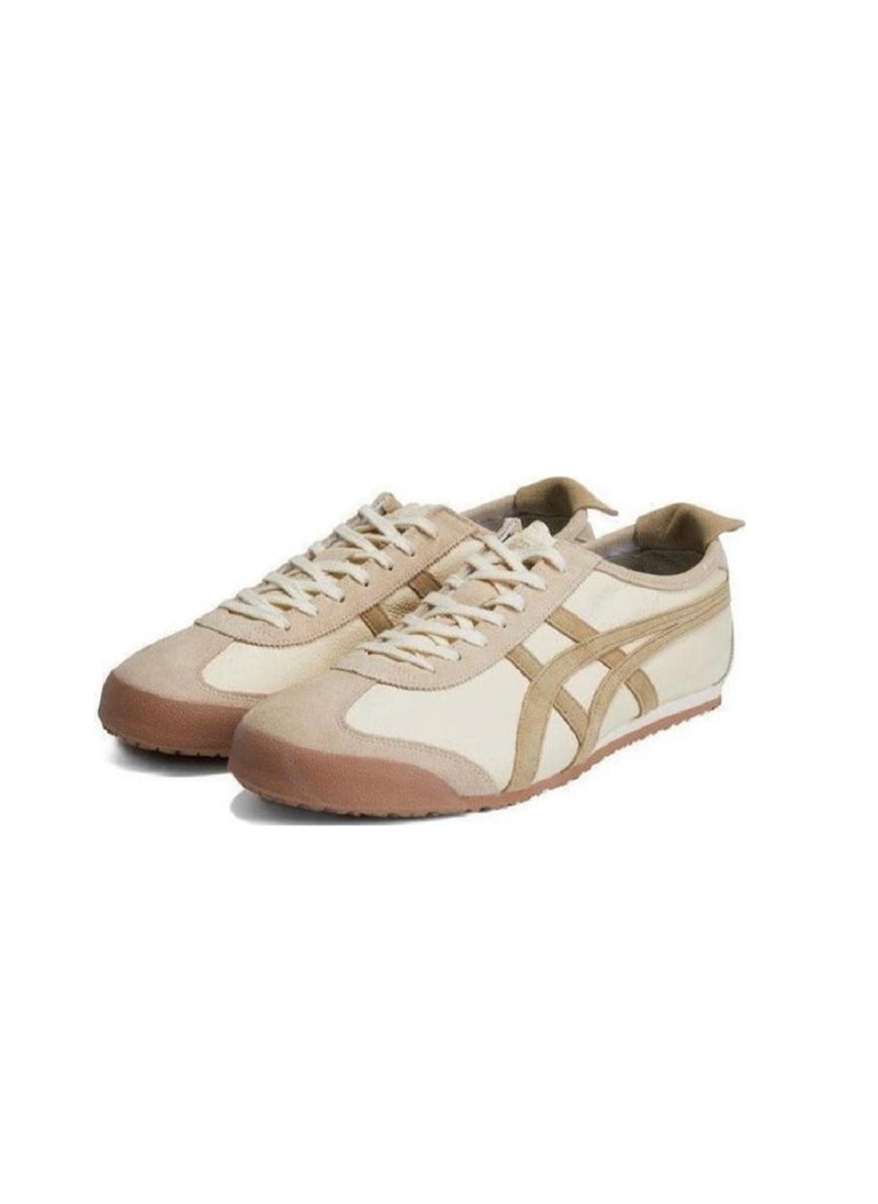 Onitsuka Tiger - Mexico 66 Colorblock Sneakers Beige/Green - Image 1