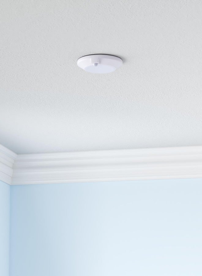 CLOUDY BAY Motion Sensor Ceiling Light Indoor,120V CRI90 10W 5000K Bright Day Light,6.5 inch LED Flush Mount Ceiling Lighting Fixture for Garage,Walk-in Closet,Attic,Pantry Wet Location White Finish - Image 2