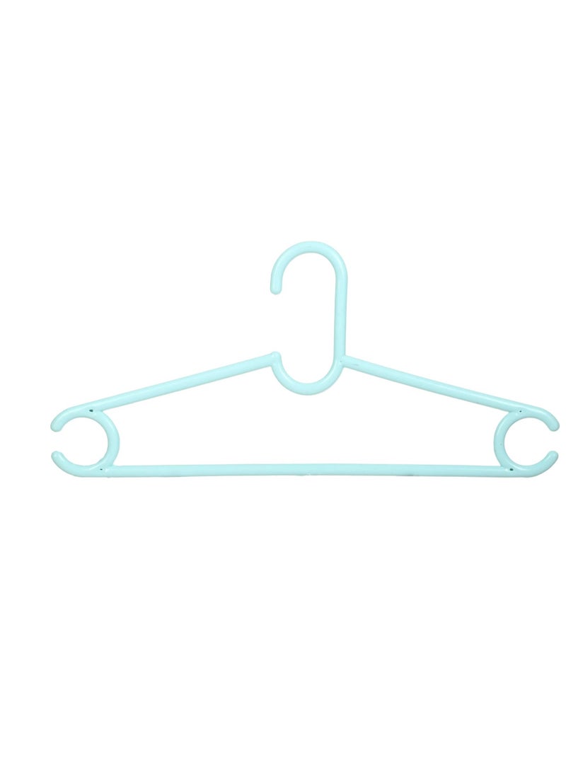 Set of 6 multi-colored plastic hangers - lightweight and suitable for everyday clothes - Model 6040  - Image 3