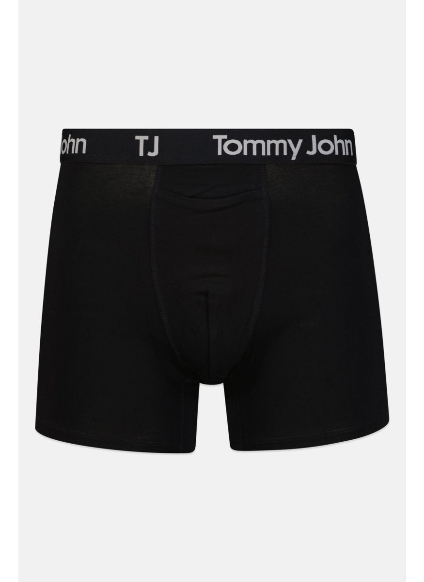 Tommy John - Men 2 Pack 4 inseam Brand Logo Boxer Briefs, Multicolor - Image 1