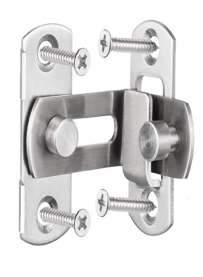 dingchi (2 pcs) The 90 Door Buckle Bolt barn Door Lock Right Angle Bending Latch hasp Toilet Doors and Windows - Image 4