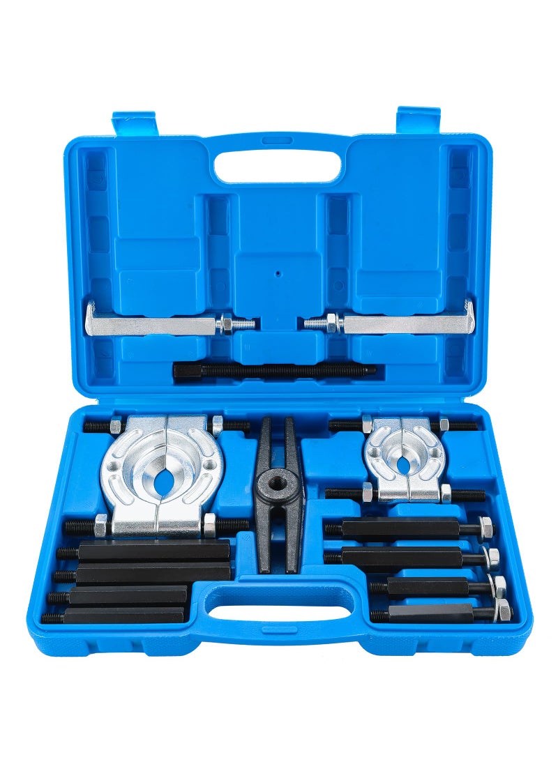 DASBET DASBET 14PCS Bearing Puller Set 5 Ton Capacity Bearing Separator Wheel Hub Axle Puller Set Pinion Wheel Bearing Removal Kit with 2" and 3" Jaws Heavy Duty Bearing Splitter Tool Kit  - Image 1