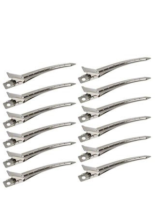 CARE AND SMILE 12 Packs Duck Bill Clips 9cm Rustproof Metal Alligator Curl Clips with Holes for Hair Styling Hair Colouring Silver - pzsku/ZE88D2258D5FEB5E5868BZ/45/_/1711945161/32f22295-8462-4b98-abd4-961df4116f8d