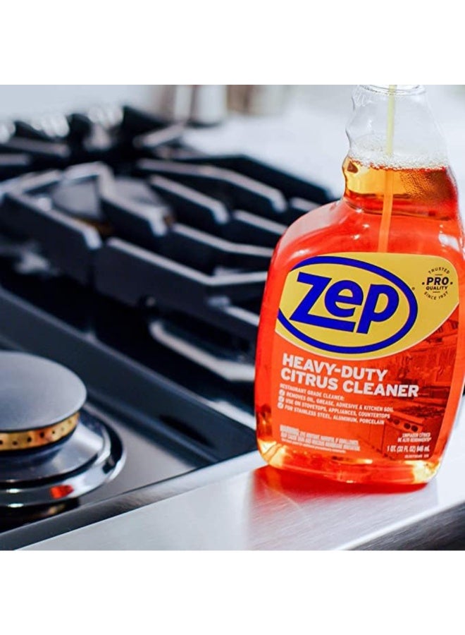 Zep Heavy-Duty Citrus Degreaser and Cleaner Orange 946 ml ZUCIT32 - Image 5