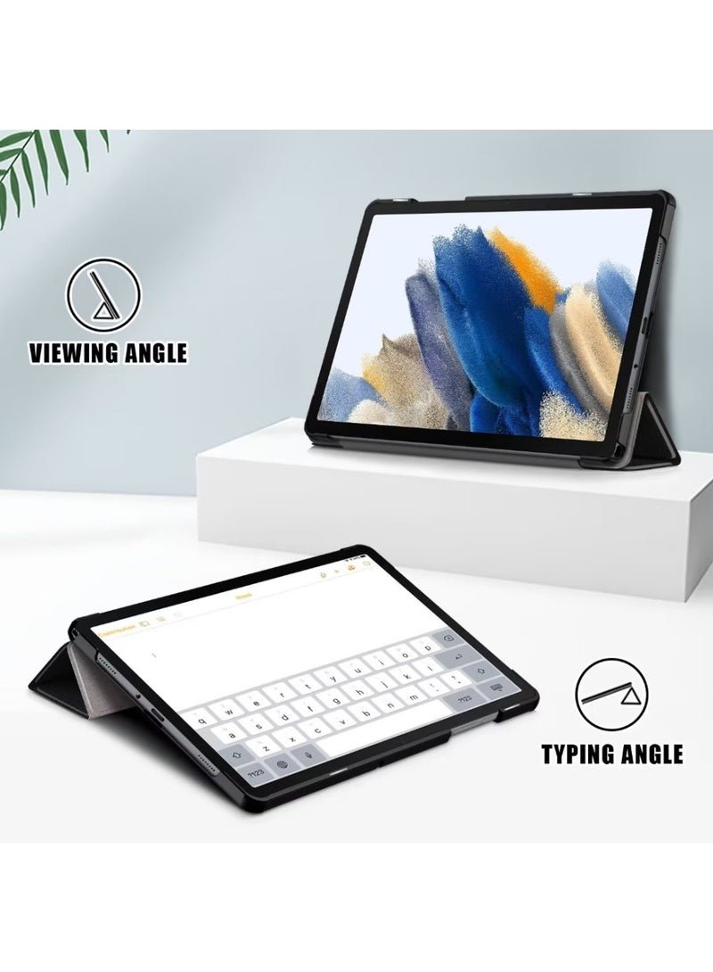 لغطاء سامسونج جالاكسي تاب تاب A9 بلس ،غطاء خلفي ذكي متعدد الزوايا للعرض، غطاء خلفي ذكي لحامل سامسونج جالاكسي تاب A9 بلس، أسود - Image 2