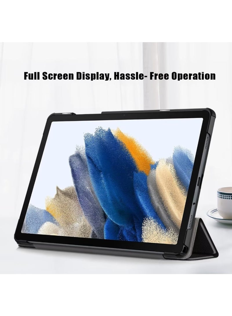 لغطاء سامسونج جالاكسي تاب تاب A9 بلس ،غطاء خلفي ذكي متعدد الزوايا للعرض، غطاء خلفي ذكي لحامل سامسونج جالاكسي تاب A9 بلس، أسود - Image 4