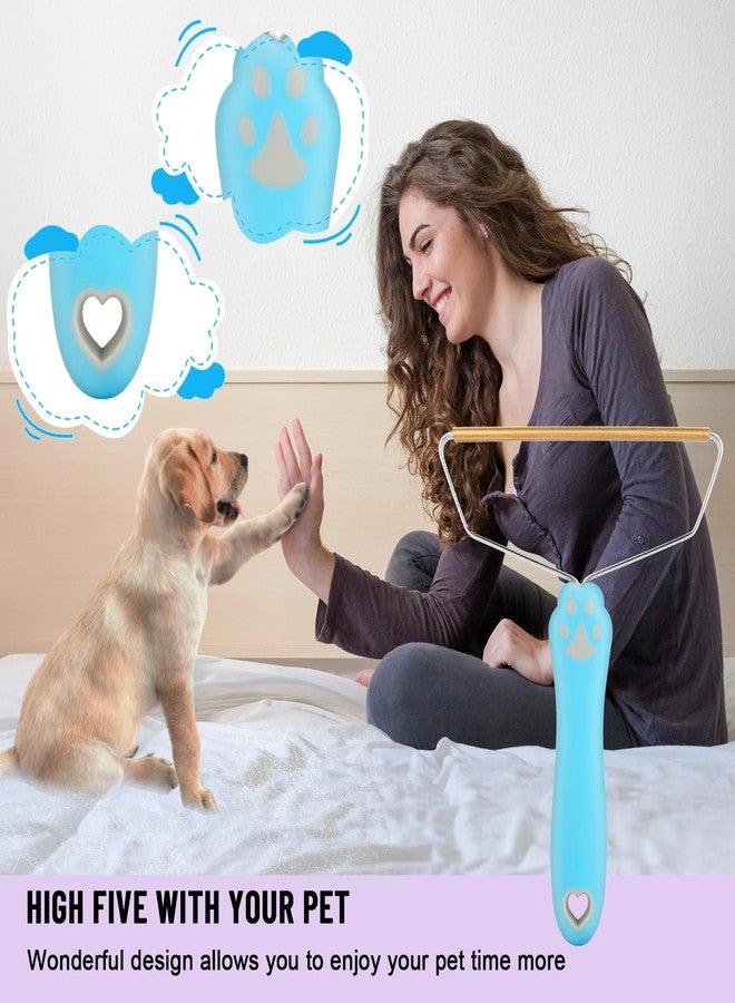 Qiguet Pet Hair Remover Dog Hair Remover - Cat Hair Remover Furniture,Carpet Rake,Pet Hair Removal Tool,Pet Hair Remover for Couch,Pet Towers,Floor Mats & Rugs - Unique Carpet Scraper & Fur Remover - Image 2