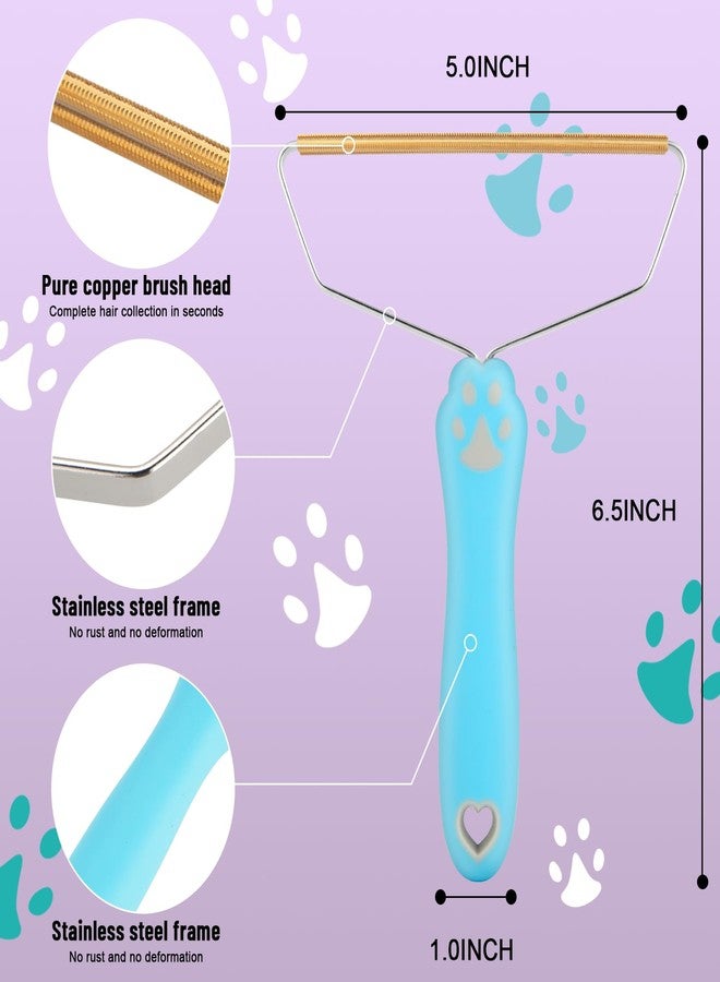 Qiguet Pet Hair Remover Dog Hair Remover - Cat Hair Remover Furniture,Carpet Rake,Pet Hair Removal Tool,Pet Hair Remover for Couch,Pet Towers,Floor Mats & Rugs - Unique Carpet Scraper & Fur Remover - Image 3