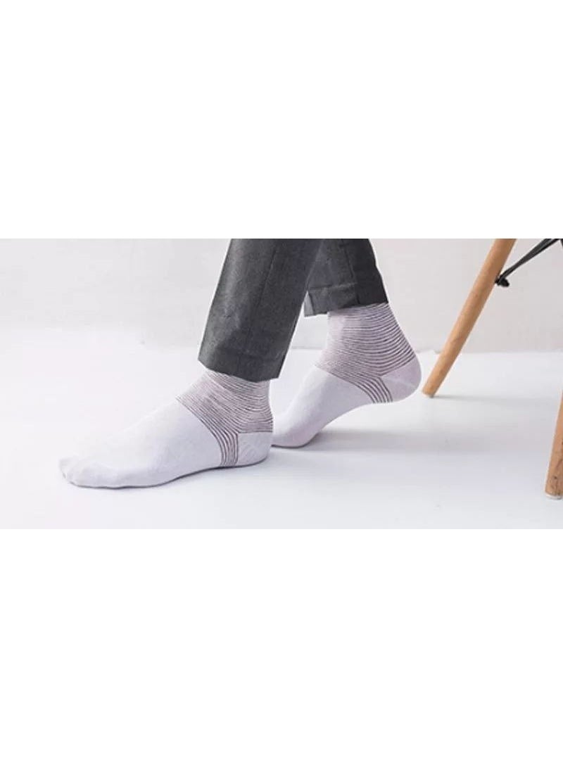 عرض 3 أزواج من الشرابات الرجالي الطويلة القطنية – مريحة وعملية للاستخدام اليومي - Image 4