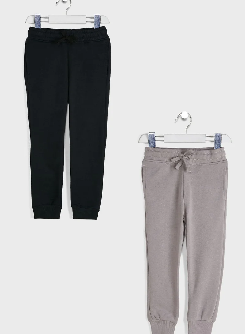 Pinata Basic Solid Joggers Pack Of 2