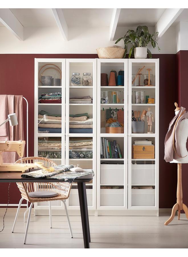 إيروريكس باب زجاجي، أبيض، 40x192 سم - Image 2