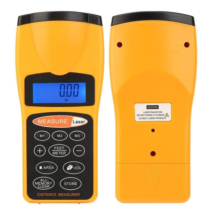 HETVIN Laser Distance Measurer – Digital Electronic Measuring Tool with LCD Backlight, Area & Volume Calculation, Unit Switch (Feet/Meters), Memory Function – Ideal for Interior Design and Projects - Image 5