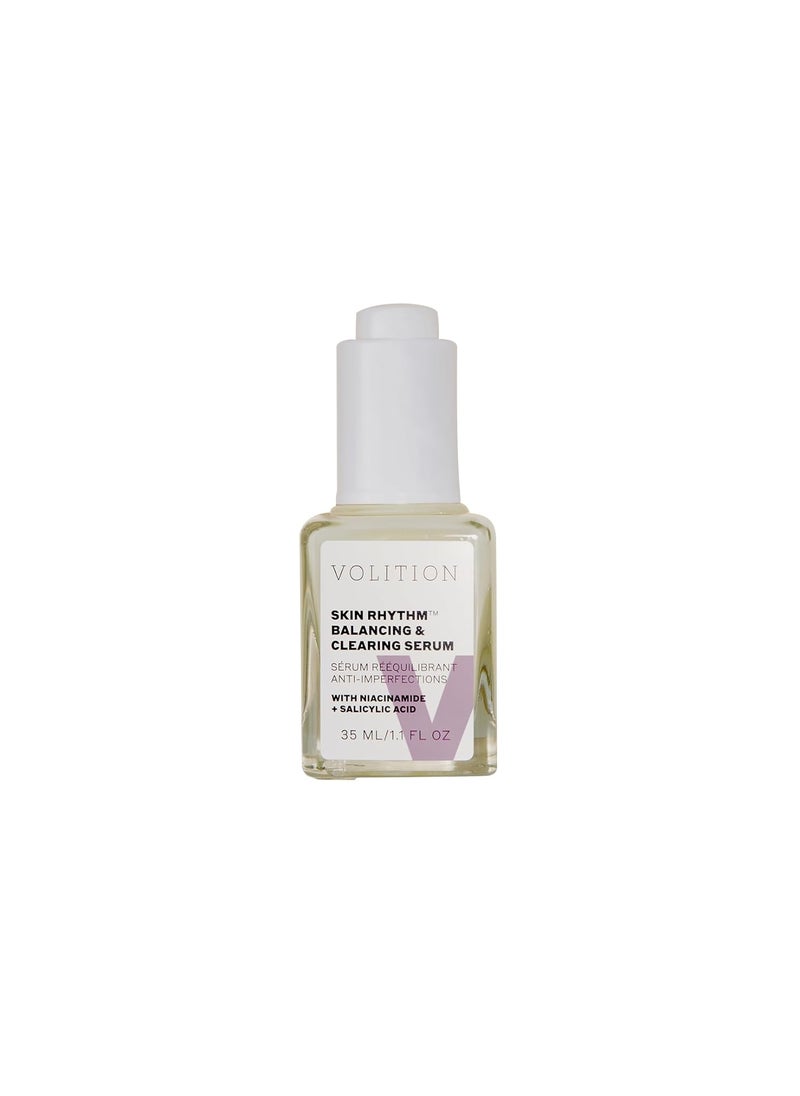 VOLITION Volition Beauty Skin Rhythm Balancing  Clearing Serum  Acne  Blemish Serum Helps Reduce Appearance of Pimples  Acne Scars  AHAs  Niacinamide 35ml  11 fl oz 