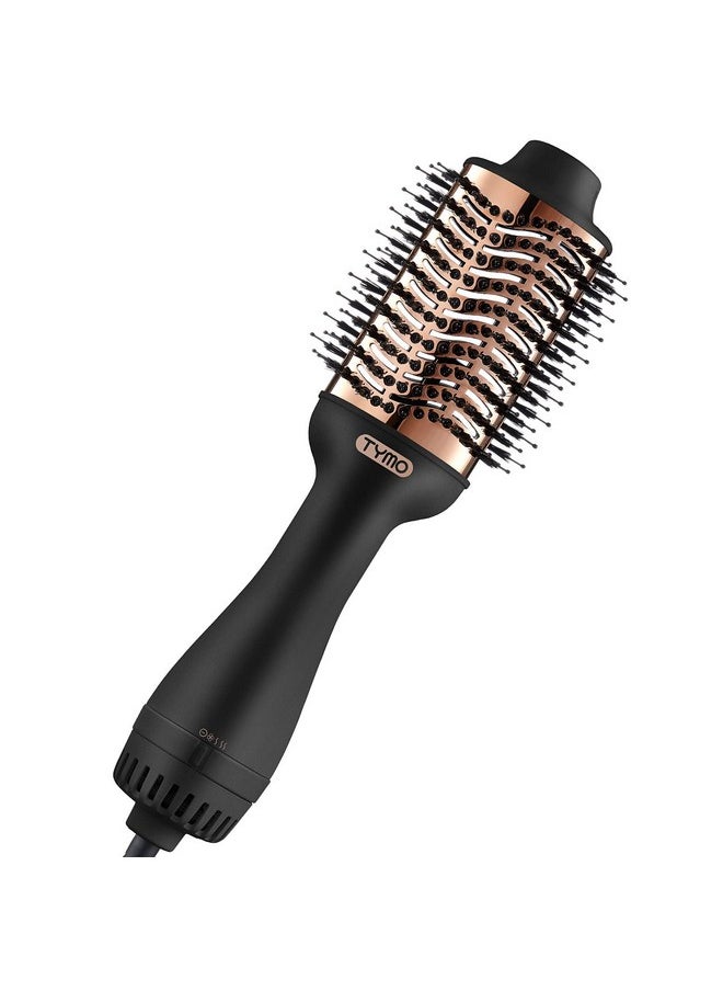 TYMO - TYMO Hair Dryer Brush Blow Dryer Brush in One, 4 in 1 Ionic Hair Dryer and Styler Volumizer with Oval Titanium Barrel, Hot Air Straightener Brush for Smooth Frizz-Free Blowout - Image 1