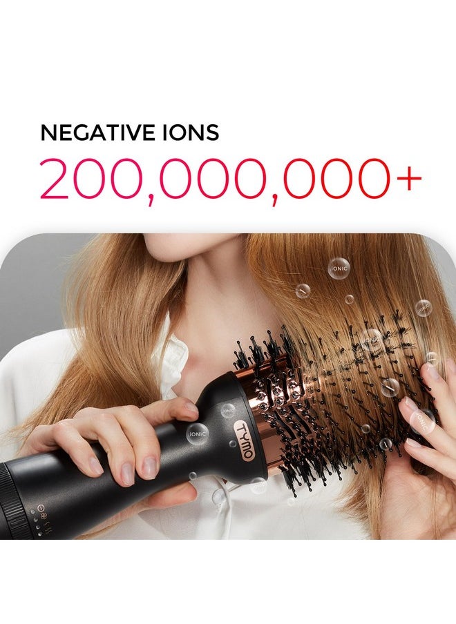 TYMO - TYMO Hair Dryer Brush Blow Dryer Brush in One, 4 in 1 Ionic Hair Dryer and Styler Volumizer with Oval Titanium Barrel, Hot Air Straightener Brush for Smooth Frizz-Free Blowout - Image 1