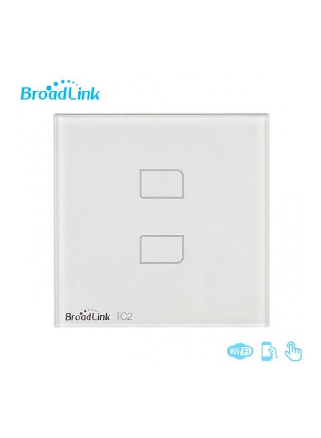 برودلينك مفتاح ذكي TC2 يعمل باللمس أبيض - Image 1