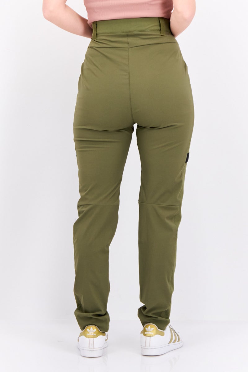 Adidas Women Sportswear Fit Training Track Pants, Olive - Image 3