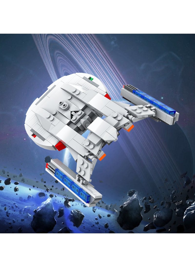 General Star Trek Aquilaban Cruiser Film and television series spaceship model assembly blocks to exercise hands-on and spatial thinking skills  - Image 1