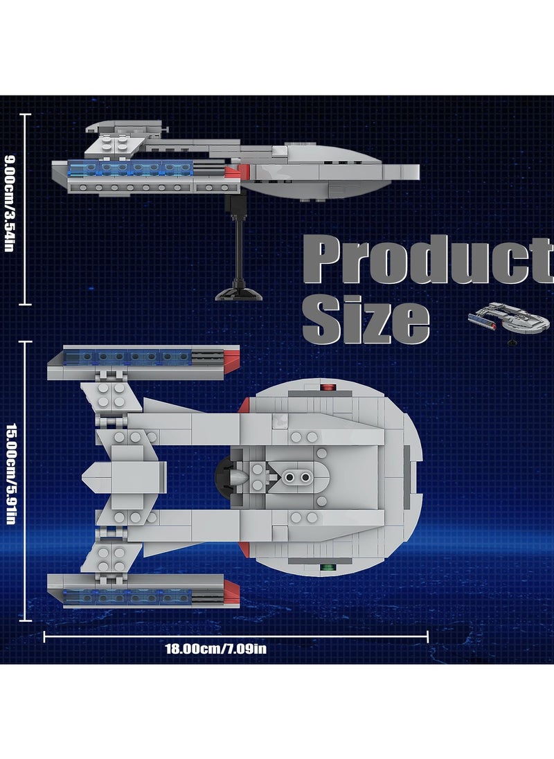 General Star Trek Aquilaban Cruiser Film and television series spaceship model assembly blocks to exercise hands-on and spatial thinking skills  - Image 2