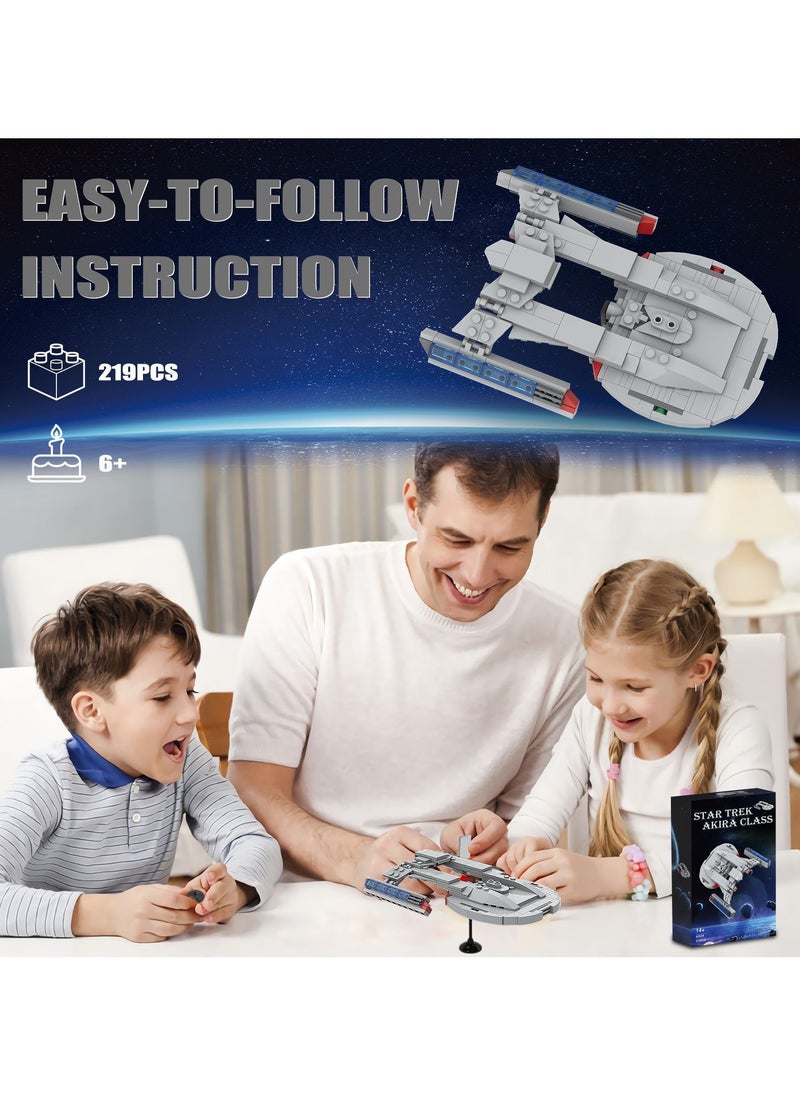 General Star Trek Aquilaban Cruiser Film and television series spaceship model assembly blocks to exercise hands-on and spatial thinking skills  - Image 3