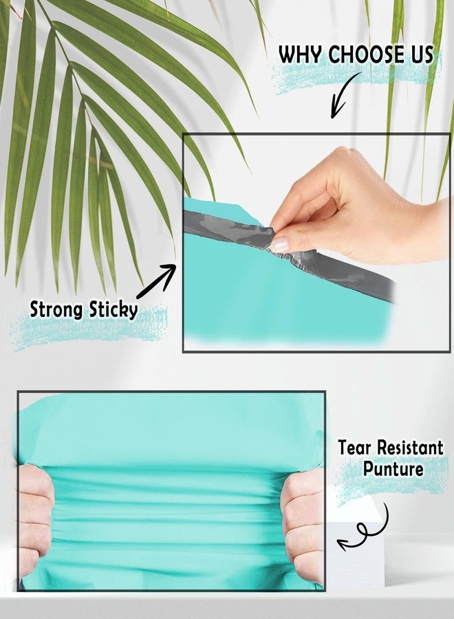 Yens Poly Mailers 6X9 200 Pack Teal,Strong Self Seal Adhesive Shipping Envelopes Waterproof for Shipping, Mailing, Packaging M1 - Image 4