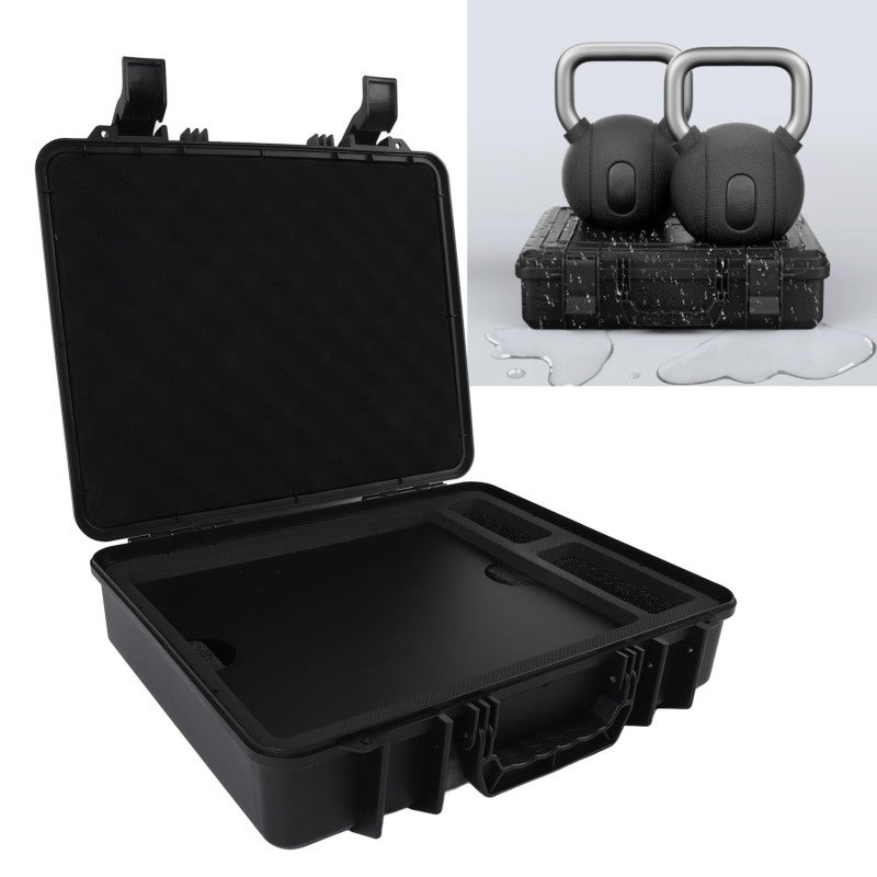 Satellite Hard Case 15.8x13.4x3.95 Inches Water Resistant ABS Material - Precise Cut EVA Foam Impact Resistant Carrying Case for Outdoor Travel RV Off Grid Enthusiasts - Image 5