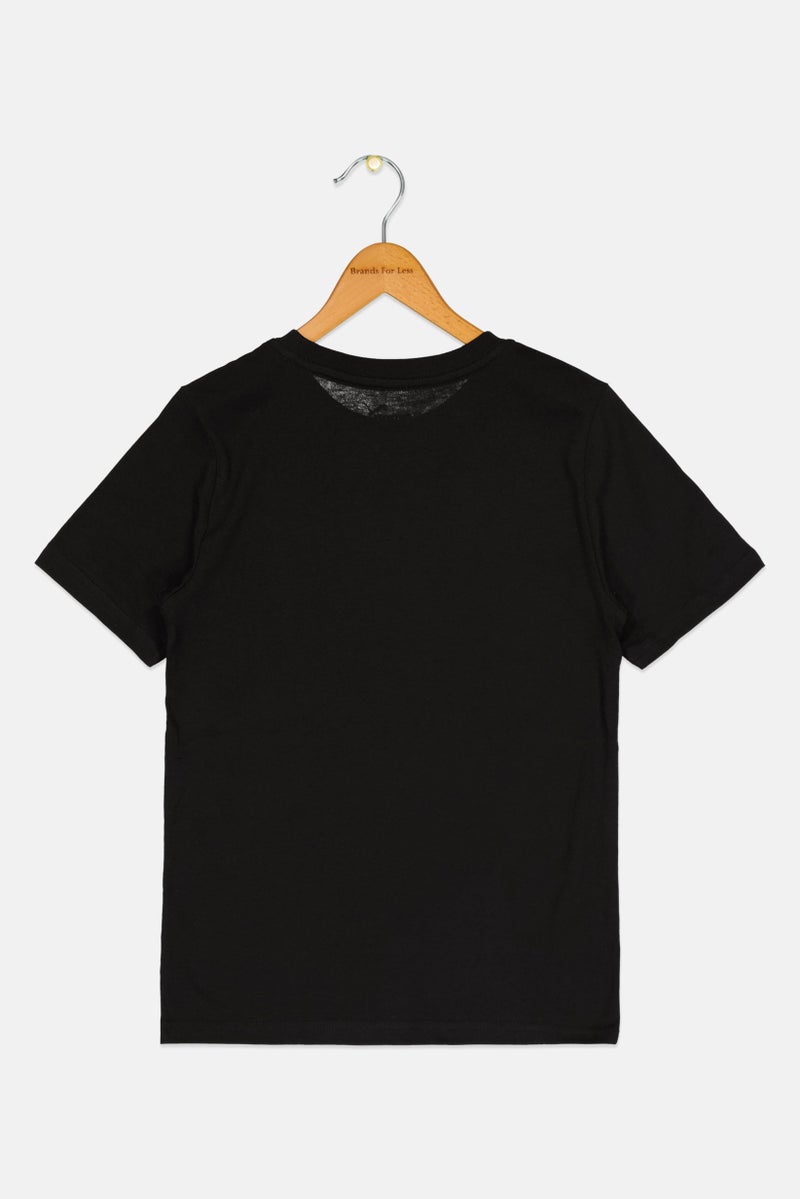 PUMA Kids Boy Sportswear Fit Short Sleeve Outdoor T-Shirt, Black - Image 2