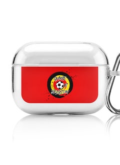 Classic Clear printed Case for Apple AirPods Pro 2nd Generation Thin Transparent Cover [Designed for Apple AirPods Pro 2nd Generation] - Game on Belgium