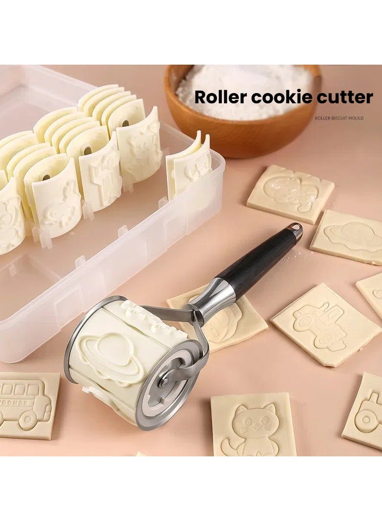 general Stainless steel cartoon biscuit molds cookie embossing molds household baby food baking tools kitchen reliable and good helper - Image 1