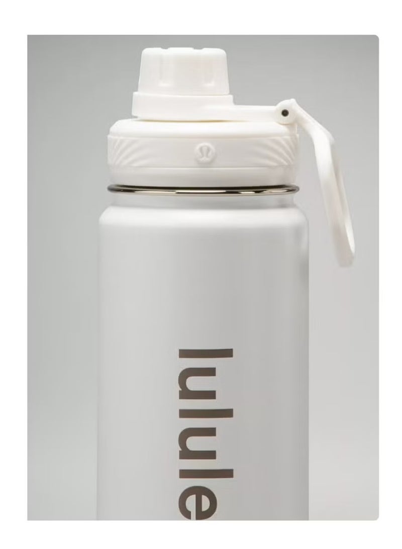lululemonStainless steel sports vacuum insulated water bottle, suitable for holding water, iced tea, hot tea, etc., with a capacity of 710 milliliters - Image 2