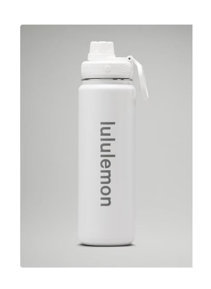 lululemonStainless steel sports vacuum insulated water bottle, suitable for holding water, iced tea, hot tea, etc., with a capacity of 710 milliliters - Image 1