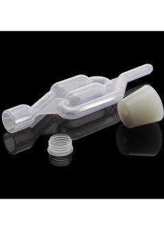 Arabest 3 Pack S-Shape Airlock for Fermentation with 3 Stoppers Bubble Sealing Valve Airlock for Home DIY Fermentation  - Image 5