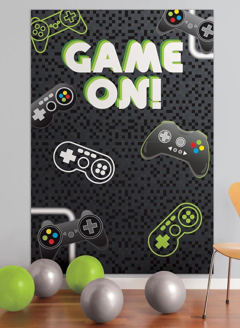 Amscan Level Up Scene Setter Wall Decorating Kit