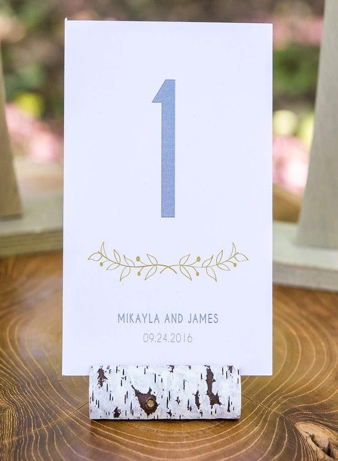 WEDDINGSTAR Faux Birch Log Card Holders (6) - Image 4
