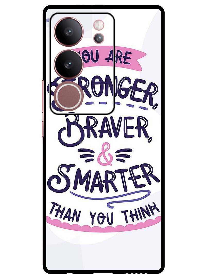 Theodor Protective Case Anti Scratch Shock Proof Bumper Cover For Vivo V29 - V29 Pro You Are Stronger - Image 1